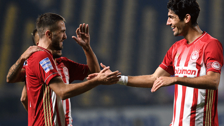 Νικητής ο Ολυμπιακός στο ντέρμπι κορυφής, 2-1 τον Άρη στο «Κλεάνθης Βικελίδης» Νικητής ο Ολυμπιακός στο ντέρμπι κορυφής, 2-1 τον Άρη στο «Κλεάνθης Βικελίδης»