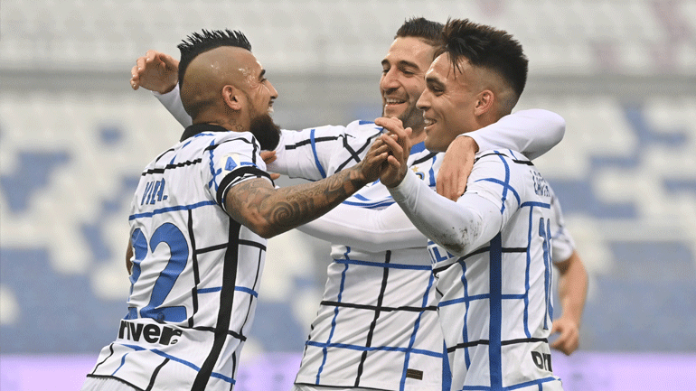 Ιταλία: Έβγαλε αντίδραση η Ίντερ, 3-0 εκτός έδρας τη Σασουόλο