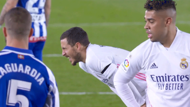 Ρεάλ: Νέος τραυματισμός για τον Αζάρ – Αποχώρησε στο 27ο λεπτό του αγώνα με την Αλαβές