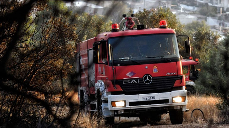 Υπό έλεγχο η πυρκαγιά στον Μαραθώνα Αίγινας