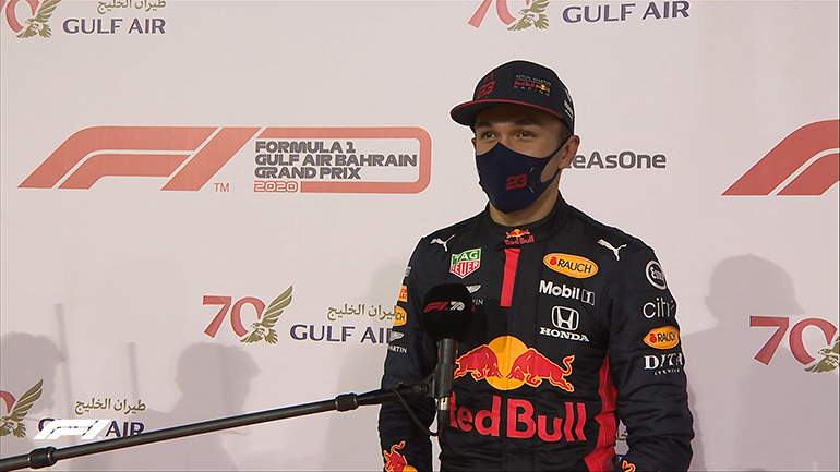 Στην τρίτη θέση τερμάτισε ο Albon με Red Bull, για δεύτερη φορά στην καριέρα του...