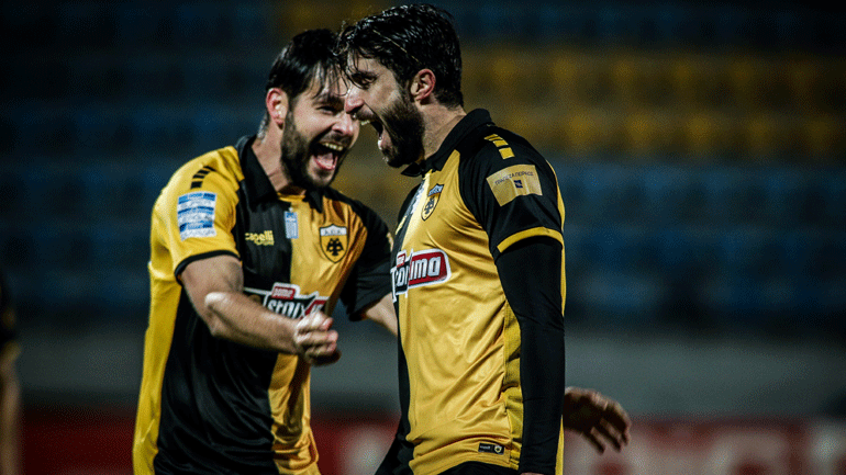 Σημαντικό «διπλό» για την ΑΕΚ με 2-1 επί του Αστέρα Τρίπολης