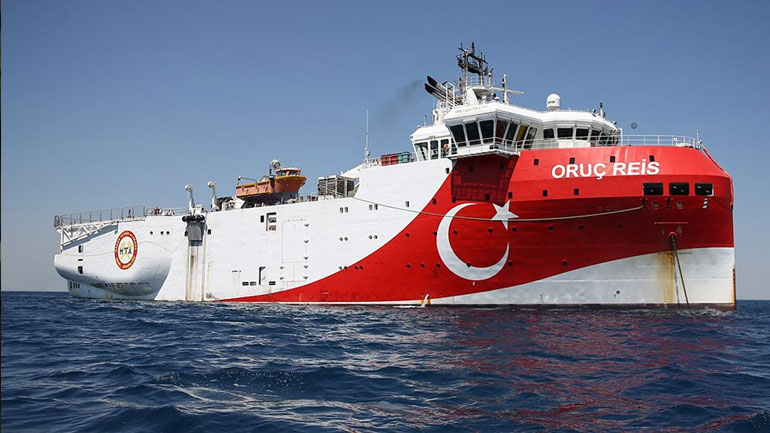 Ελλιμενίστηκε στην Αττάλεια το Oruç Reis