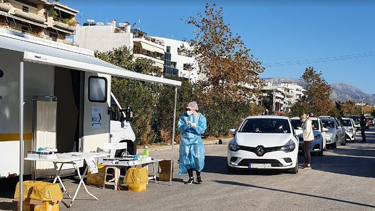 Συνεχίζονται τα rapid tests σε όλη τη χώρα – Σε 1.358 ελέγχους εντοπίστηκαν 4 κρούσματα