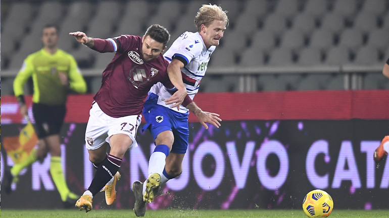 Ισόπαλες 2-2 Τορίνο και Σαμπντόρια