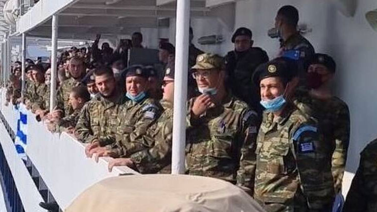 Συγκίνηση από την αλλαγή φρουράς στο Καστελόριζο