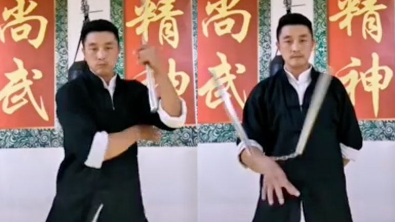 Ο μάστερ των nunchaku