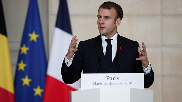 Μακρόν: Την άνοιξη η πρώτη εκστρατεία εμβολιασμού για Covid-19 στη Γαλλία