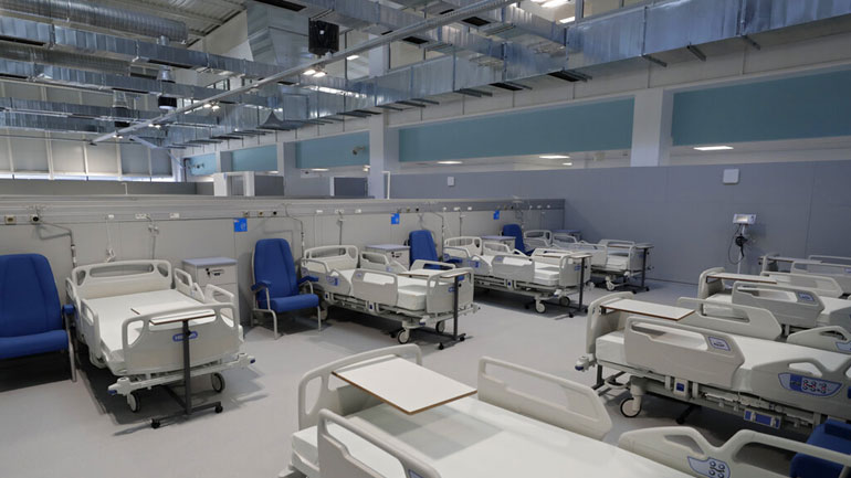 Η περιφέρεια της Μαδρίτης εγκαινιάζει ένα νοσοκομείο κατά του Covid-19