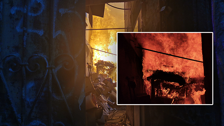 Φωτιά σε ακατοίκητο κτήριο στα Εξάρχεια