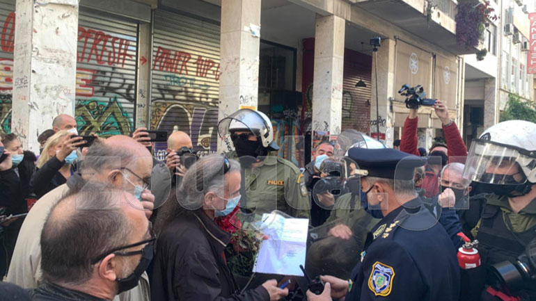 Μπλόκο από την Αστυνομία σε αντιπροσωπεία της ΑΔΕΔΥ