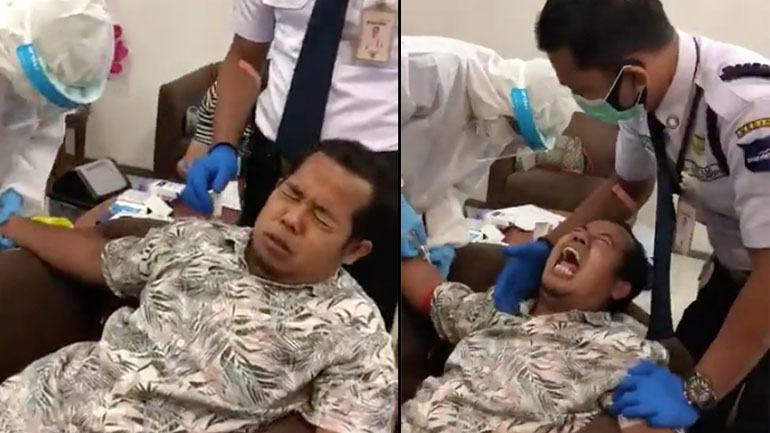 Άνδρας φοβάται πολύ τις ενέσεις