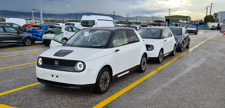 Τα πρώτα Honda e που ήρθαν στην Ελλάδα...