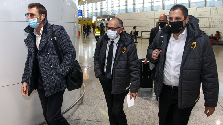 ΑΕΚ: Αναχώρησε για την Αγγλία η αποστολή