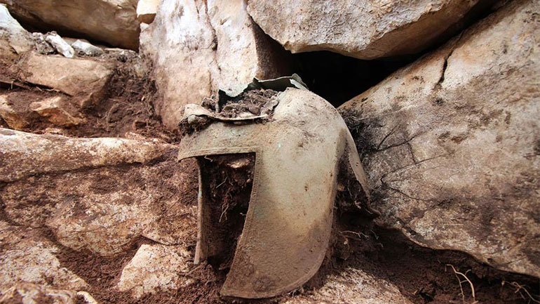 Βρέθηκε κράνος αρχαίου Έλληνα πολεμιστή στην Κροατία