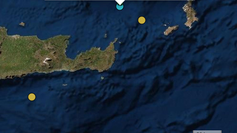 Σεισμός 3,7 Ρίχτερ στην Κρήτη