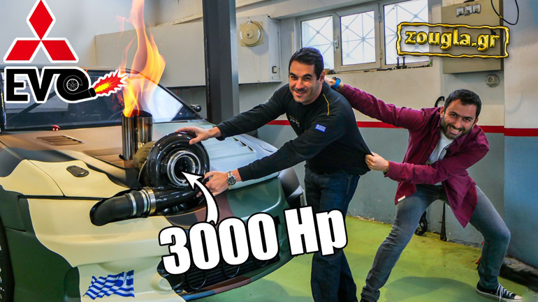 To Mitsubishi EVO έφτασε τους 3.000 ίππους και πάει για νέο παγκόσμιο ρεκόρ