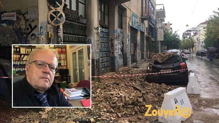 Η «πρόβλεψη» του Άκη Τσελέντη για την κατάρρευση του κτηρίου στο Μεταξουργείο