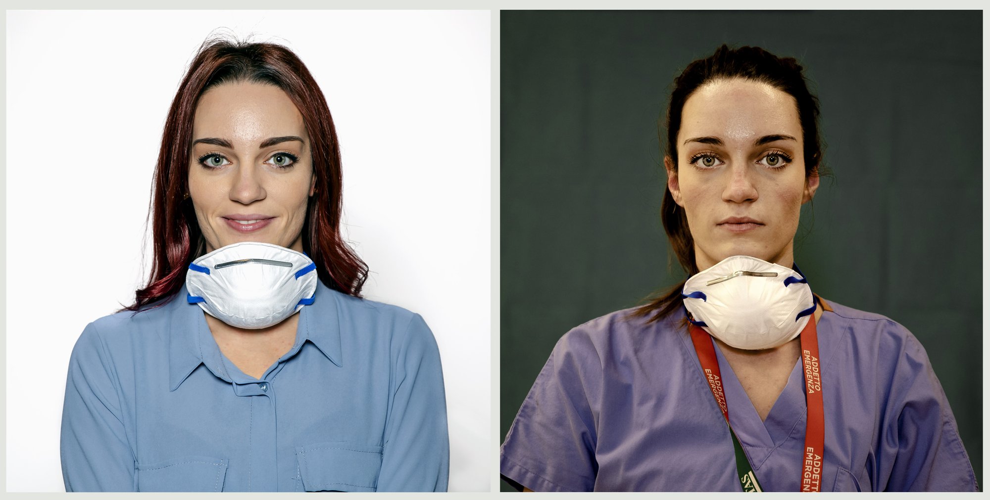 H νοσοκόμα Martina Papponetti από το νοσοκομείο Humanitas Gavazzeni στο Bergamo