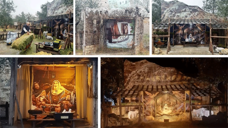 Τρισδιάστατη φάτνη στο Σιδηρόκαστρο στέλνει μηνύματα χαράς και ελπίδας