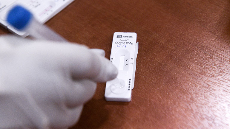 Rapid tests στη δημοτική ενότητα Αγ. Ι. Ρέντη στις 17 Δεκεμβρίου