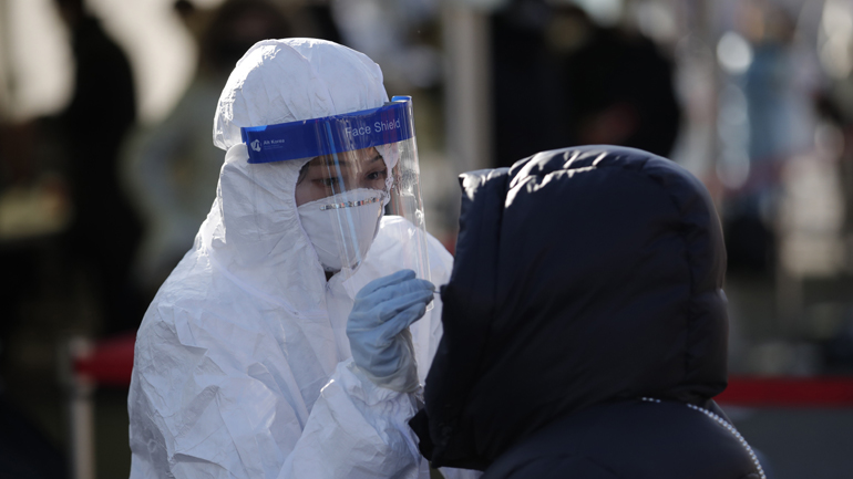 Covid-19: Ρεκόρ ημερήσιων κρουσμάτων στη Νότια Κορέα