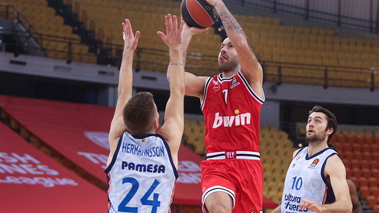 Ήττα για τον Ολυμπιακό στο ΣΕΦ, 96-85 η Βαλένθια