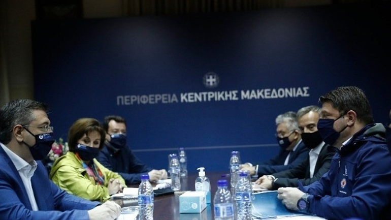 Συσκέψεις Χαρδαλιά με φορείς της Θεσσαλονίκης για τη διαχείριση της πανδημίας