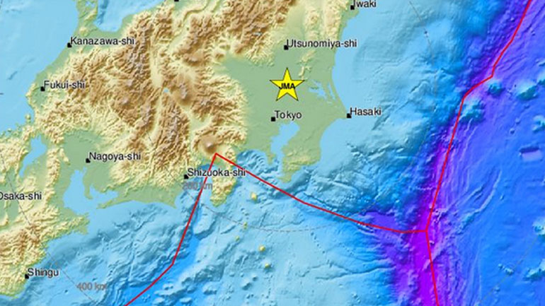 Σεισμός 4,6 βαθμών ανατολικά της Ιαπωνίας – Δεν υπήρξε προειδοποίηση για τσουνάμι
