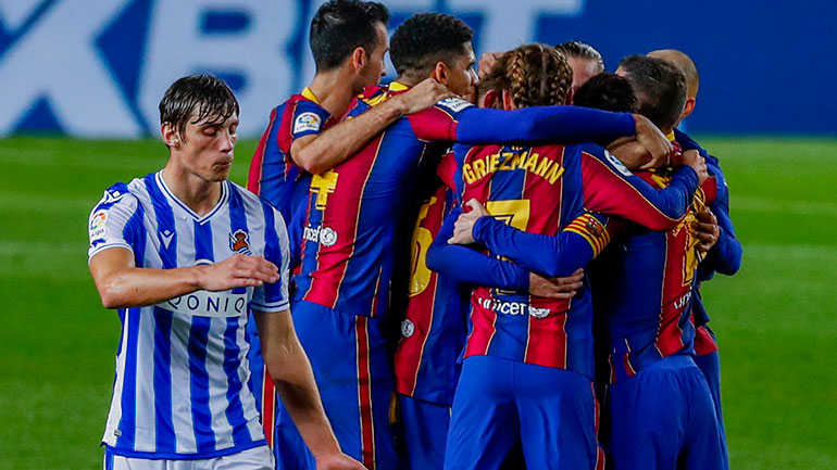 Με ανατροπή για τη Μπαρτσελόνα, 2-1 τη Σοσιεδάδ