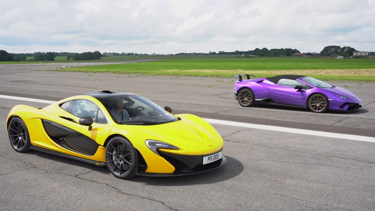 Lamborghini Huracan εναντίον McLaren P1