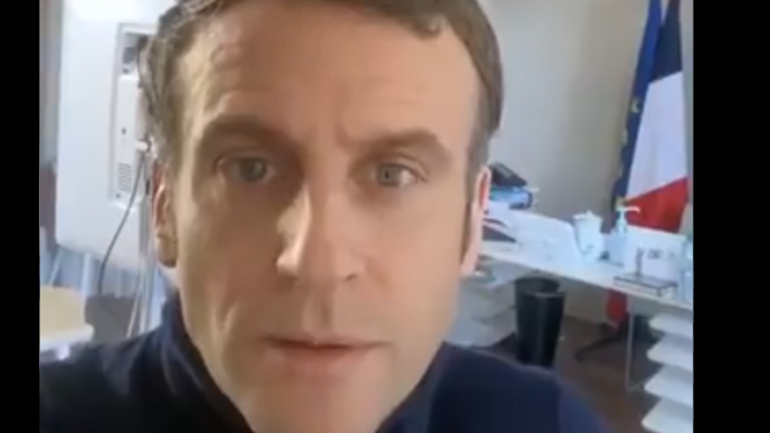 Ο Μακρόν δήλωσε μέσω βίντεο ότι «είναι καλά» παρά τη διάγνωσή του με Covid
