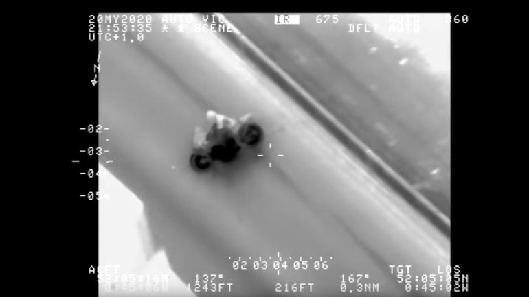 Κινηματογραφική σύλληψη μοτοσικλετιστή στο Λονδίνο