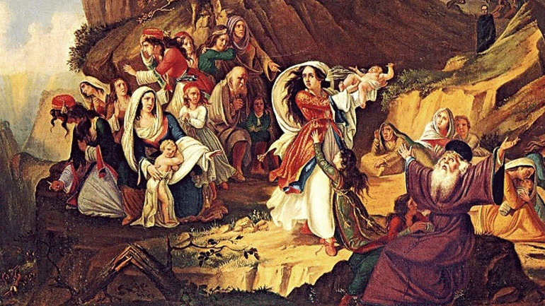 Σαν σήμερα το 1803 οι Σουλιωτοπούλες χορεύουν τον χορό του Ζαλόγγου