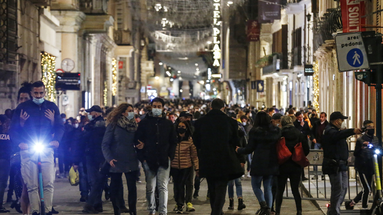 Ιταλία: Νέοι περιορισμοί και απαγορεύσεις από τις 24 Δεκεμβρίου