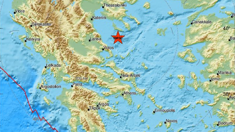 Σεισμός 3,7 ρίχτερ στη Κασσάνδρα Χαλκιδικής