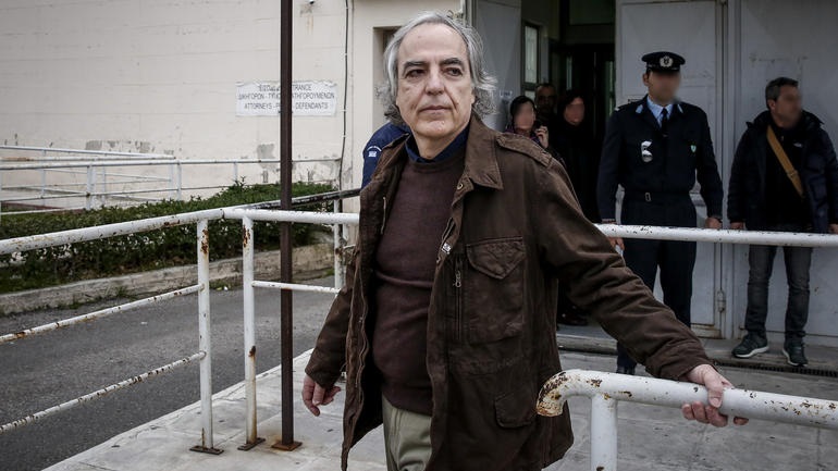 Στις φυλακές Δομοκού ο Δημήτρης Κουφοντίνας