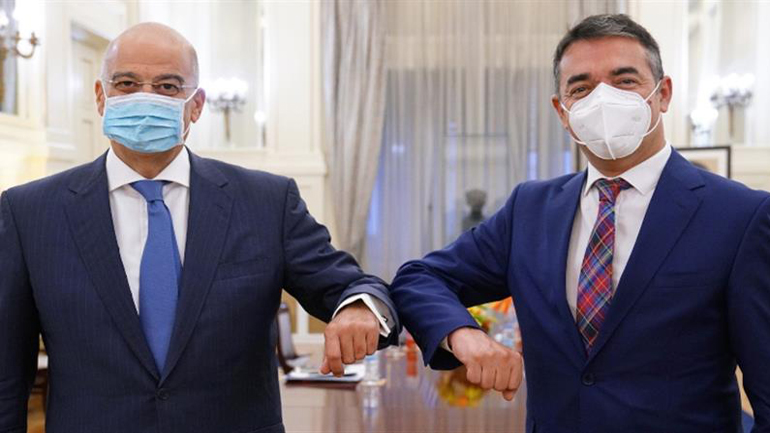 Η αντιμετώπιση της πανδημίας στο επίκεντρο της συνομιλίας Δένδια-Ντιμιτρόφ