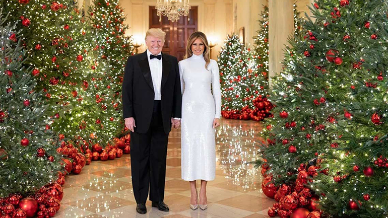 Το τελευταίο επίσημο πορτρέτο των Donald και Melania Trump στον Λευκό Οίκο!