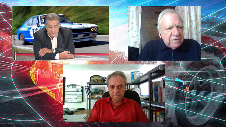 Στράτος Φωτεινέλης (πάνω αριστερά), Δημήτρης Βερναρδάκης (πανω δεξιά) και Τάκης Φωτεινόπουλος