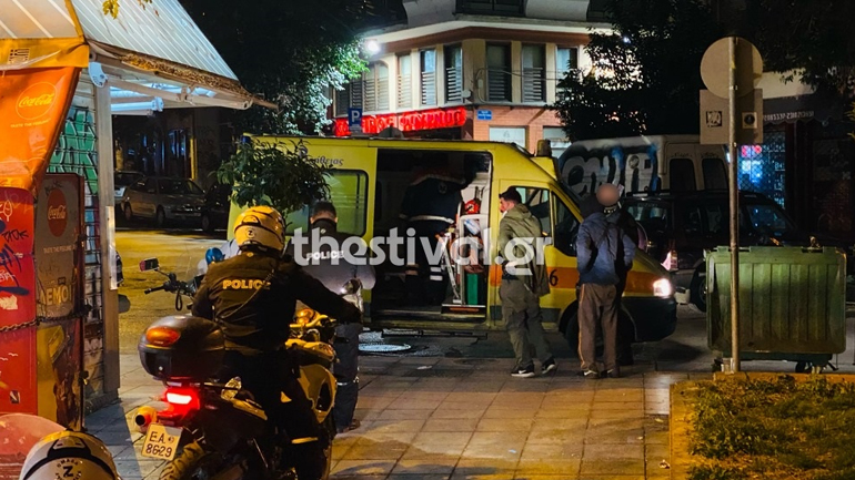 Αιματηρό επεισόδιο με έναν τραυματία στο κέντρο της Θεσσαλονίκης