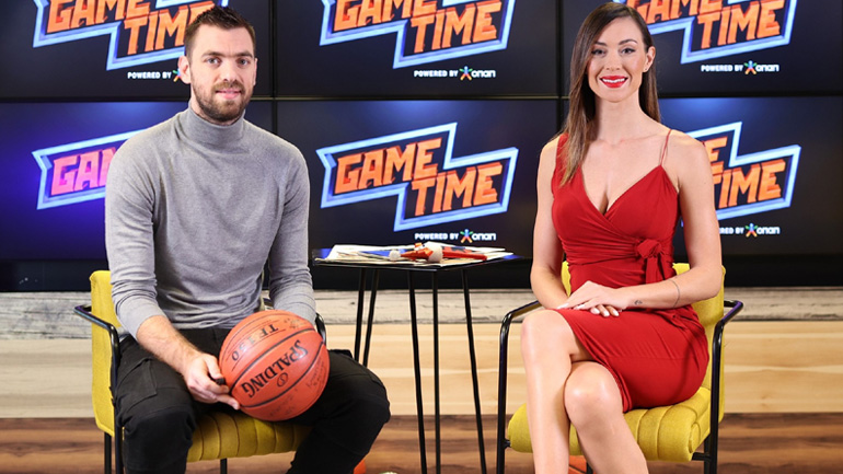 Ο Βαγγέλης Μάντζαρης στο ΟΠΑΠ Game Time ΜΠΑΣΚΕΤ