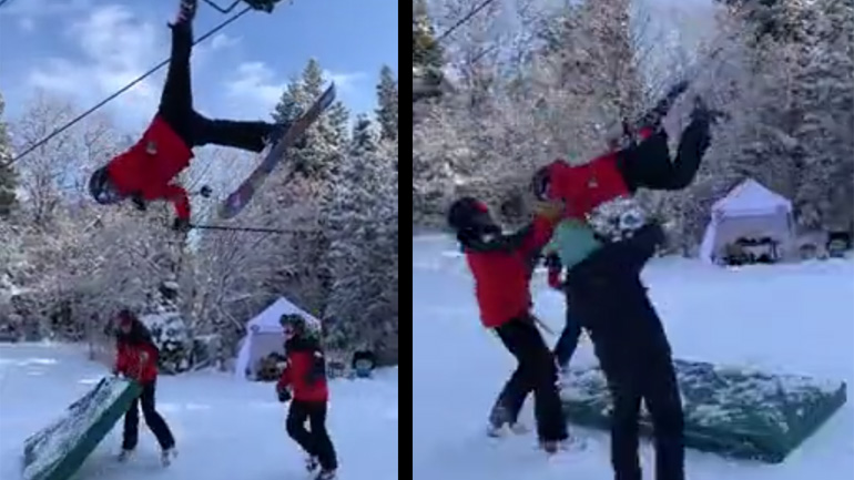 Βάλτε το στρώμα εκεί να πέσω με ασφάλεια!