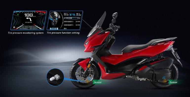 Σύστημα πλοήγησης και αισθητήρας πίεσης ελαστικών... γεμάτο τεχνολογία το M310