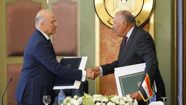 Αναρτήθηκε στον ΟΗΕ η συμφωνία οριοθέτησης ΑΟΖ Ελλάδας-Αιγύπτου Αναρτήθηκε στον ΟΗΕ η συμφωνία οριοθέτησης ΑΟΖ Ελλάδας-Αιγύπτου