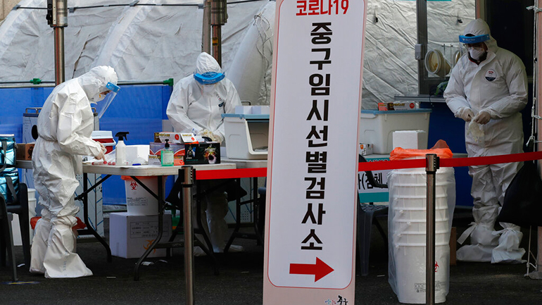 Νότια Κορέα: Ρεκόρ 1.241 κρουσμάτων και άλλοι 17 θάνατοι