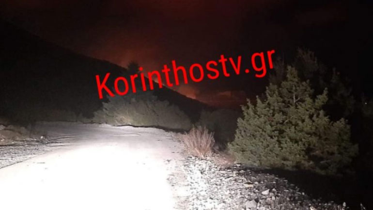 Κόρινθος: Φωτιά ξέσπασε σε καλαμιές στη λίμνη Στυμφαλία