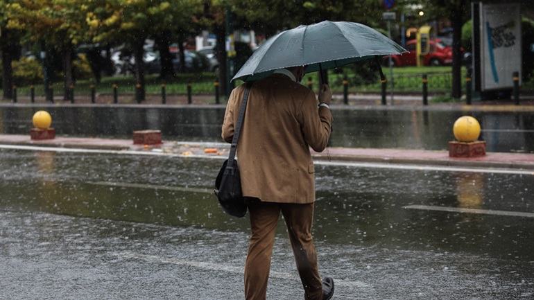 Κακοκαιρία με ισχυρές βροχές και καταιγίδες