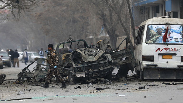 Αφγανιστάν: Δύο αστυνομικοί νεκροί σε βομβιστική επίθεση στην καρδιά της Καμπούλ