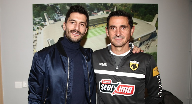 Ο Μανόλο Χιμένεθ με τον Παναγιώτη Κονέ